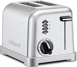 Cuisinart CPT-160 Metal Classic 2-Slice Toaster Brushed Stainless