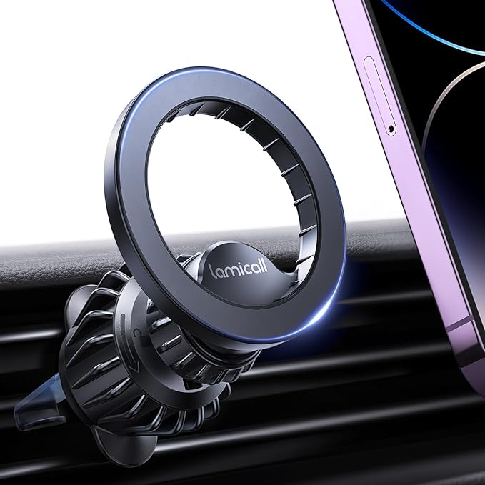 Lamicall MagSafe Air Vent Car Phone Mount with 20 Magnets
