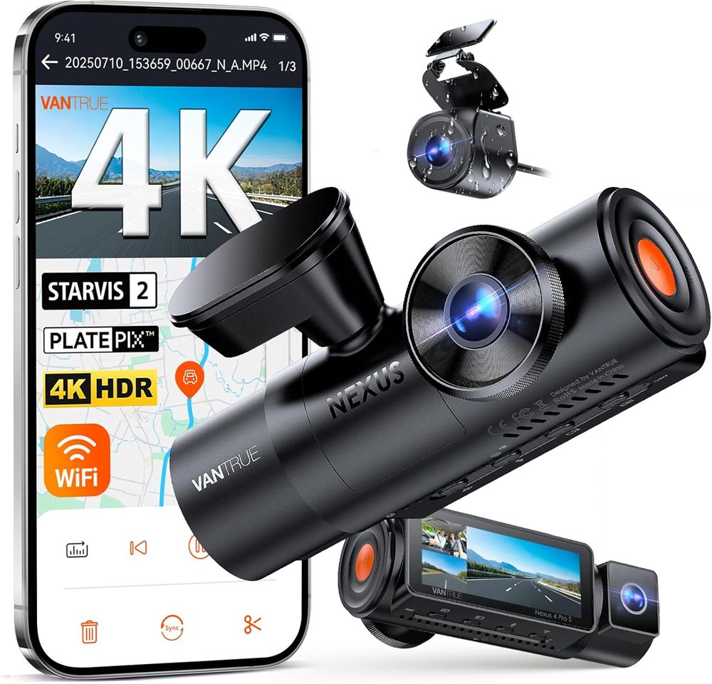Vantrue N4 Pro S 4K 3-Channel