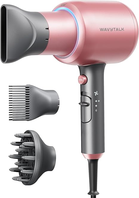 Wavytalk 1875W Ionic Hair Dryer with Diffuser