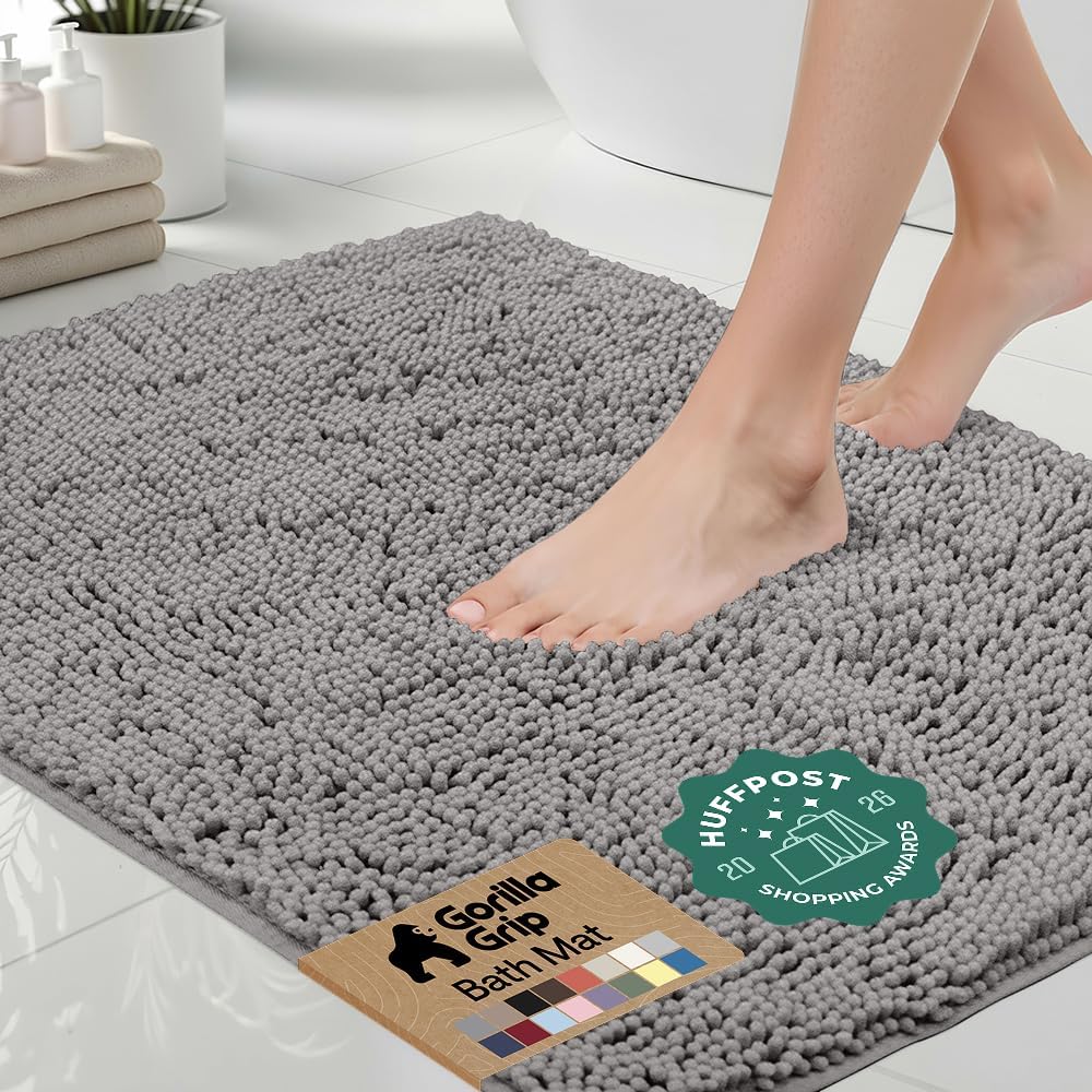 Gorilla Grip Bath Rug Mat 30x20 Chenille