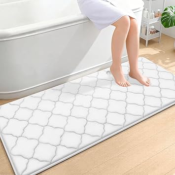 OLANLY Memory Foam Bath Mat 59x24