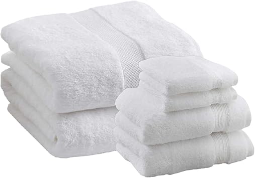 Charisma Hygro Cotton 6 Piece Towel Set Luxury Bath Sheets