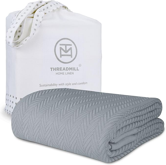 Threadmill Luxury Cotton Queen Size Blanket