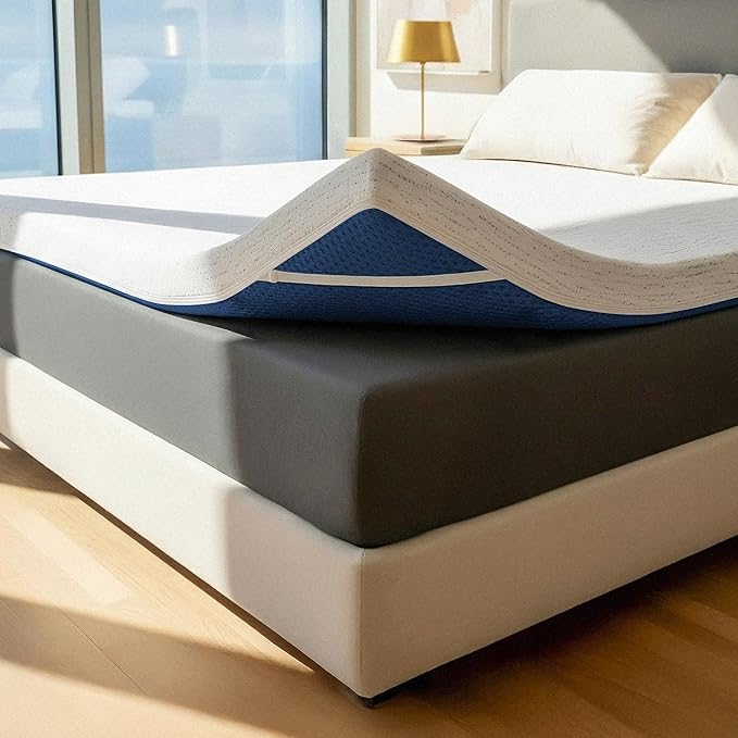 ViscoSoft 3 Inch High Density Memory Foam Topper Queen