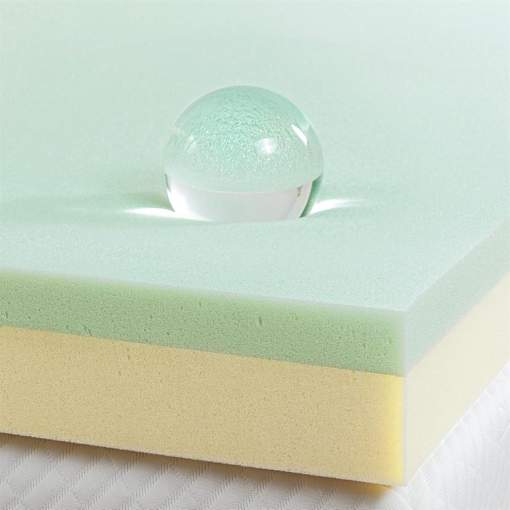 ZINUS 3-inch Green Tea Memory Foam Twin