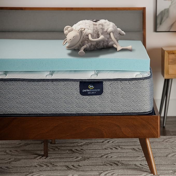 Serta ThermaGel Cooling 3 Inch Memory Foam Topper Queen