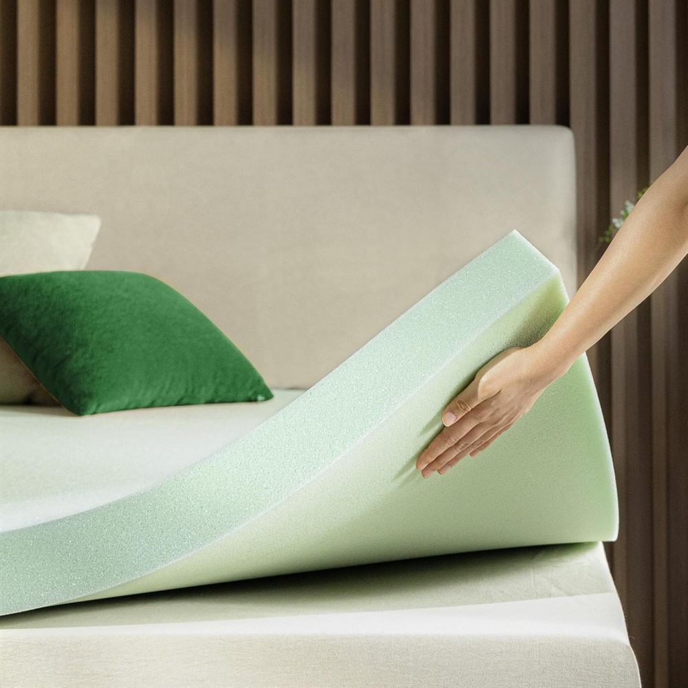 ZINUS 3-inch Green Tea Memory Foam Queen WonderBox