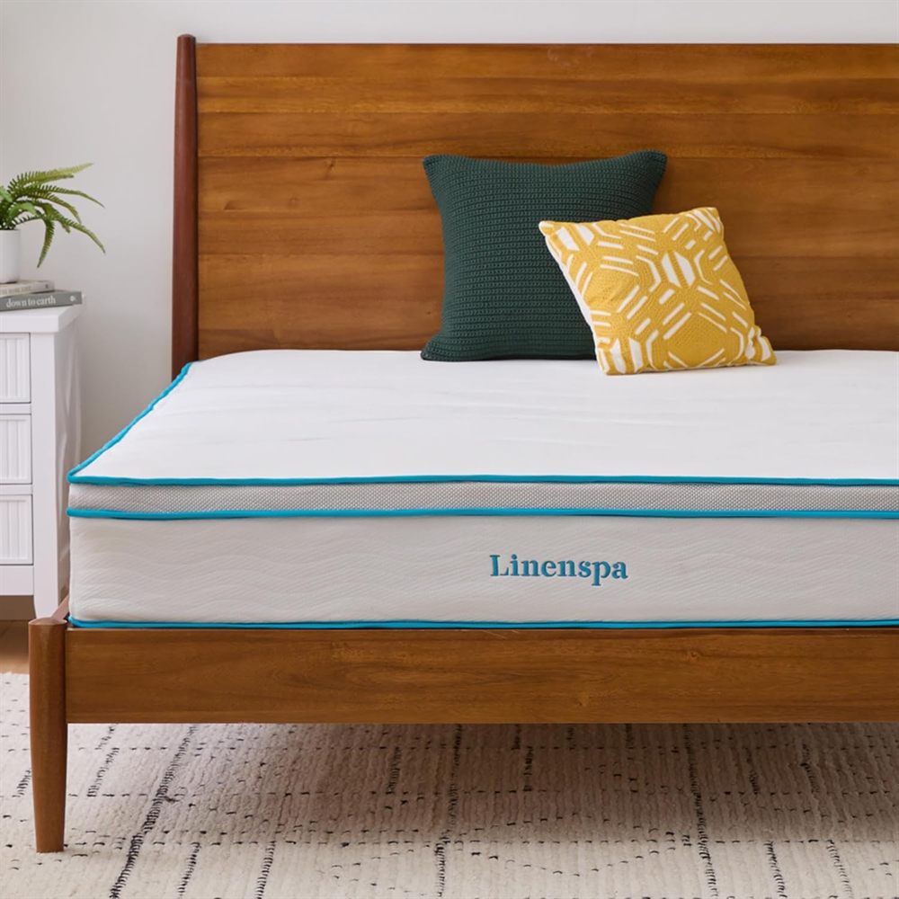 LinenSpa 10-Inch Memory Foam Hybrid Queen