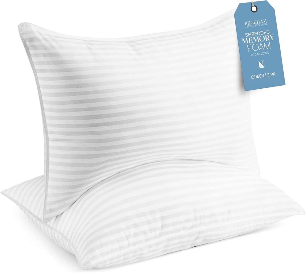 Beckham Hotel Shredded Memory Foam 2-pack