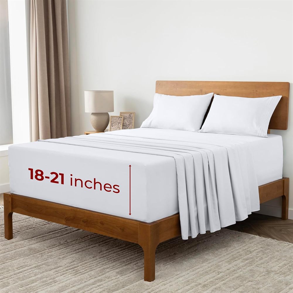 Mellanni Extra Deep King Sheets
