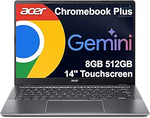 Acer Chromebook Plus 514 14 inch FHD Touchscreen 8GB 512GB
