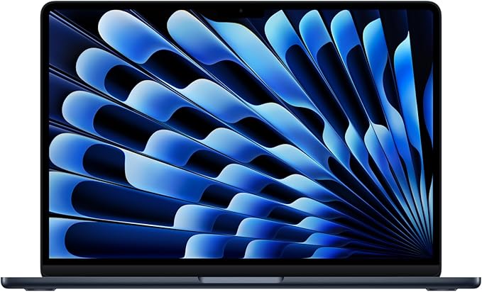 Apple 2025 MacBook Air 13-inch (M4, 16GB RAM, 512GB SSD, Midnight)