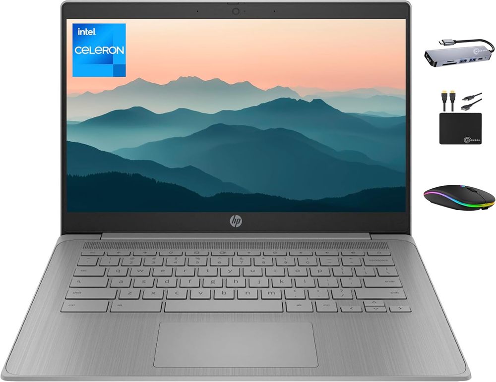 HP Chromebook 2025 14" HD (4-Core, 4GB)