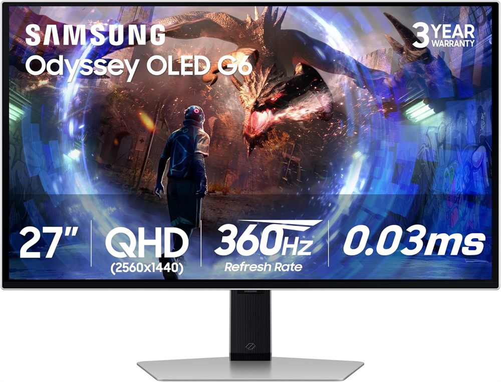 Samsung Odyssey OLED G6 27" QHD 360Hz