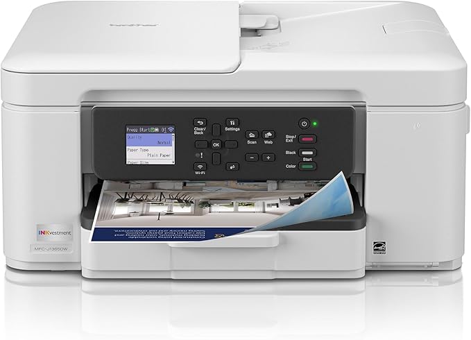 Brother MFC-J1365DW INKvestment Wireless Color Inkjet All-in-One
