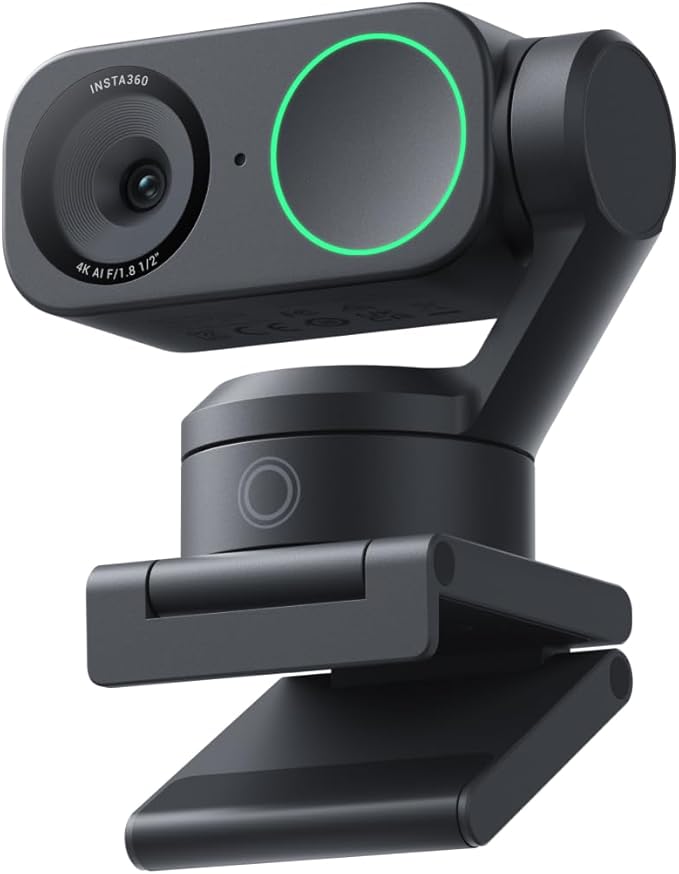 Insta360 Link 2 PTZ 4K Webcam AI Tracking HDR Gesture Control