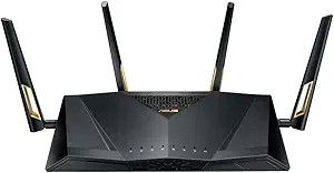 ASUS RT-AX88U AX6000 Dual Band WiFi 6 Gaming Router 8 Ports