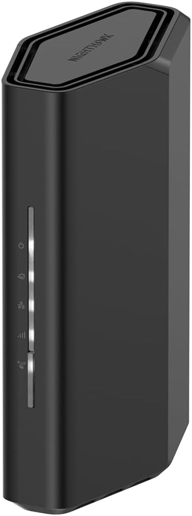 NETGEAR Nighthawk Dual-Band WiFi 7 Router (RS90), BE3600 up to 3.6 Gbps, Covers 2,000 sq ft, 50 Devices, 2.5 Gig Internet Port