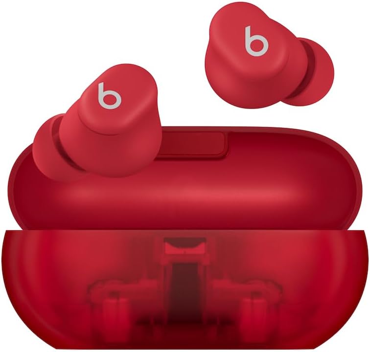 Beats Solo Buds (Transparent Red)