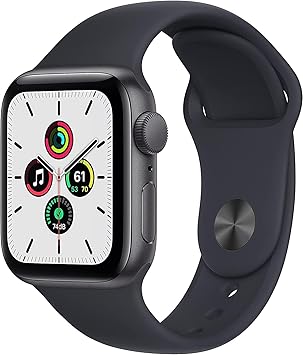 Apple Watch SE 44mm GPS Space Gray Aluminum Renewed