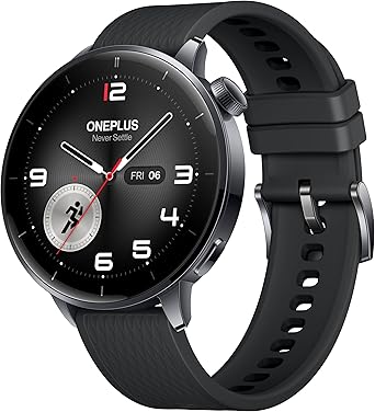OnePlus Watch 3 43mm WearOS Smartwatch Black Steel