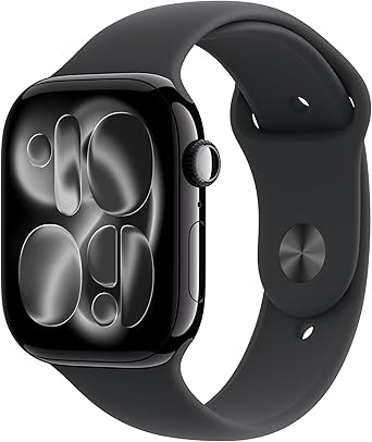 Apple Watch Series 11 (GPS + Cellular, 46mm) Jet Black