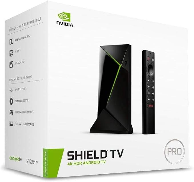NVIDIA Shield Android TV Pro 4K HDR Streaming Player