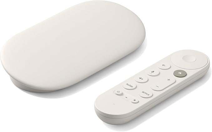 Google TV Streamer 4K with Voice Search Remote 32GB Porcelain