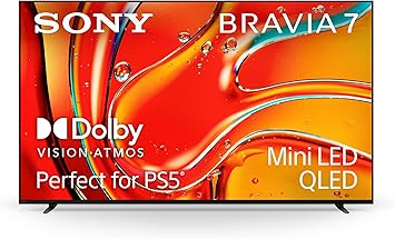 Sony Bravia 7 65 Inch Mini LED QLED 4K Google TV K-65XR70