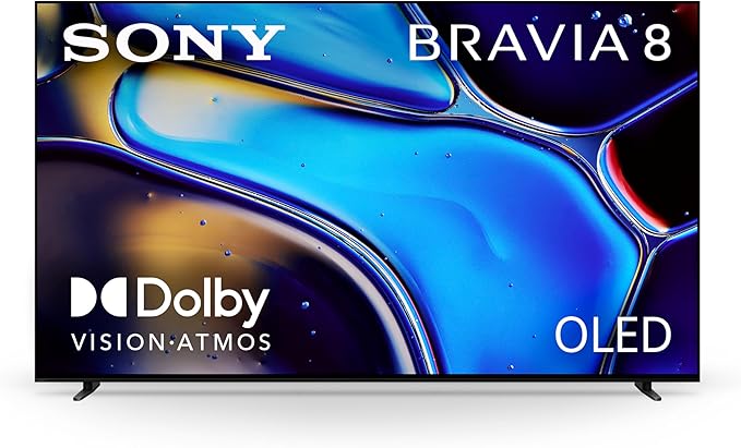 Sony 65-Inch BRAVIA 8 OLED 4K Smart Google TV (K-65XR80)