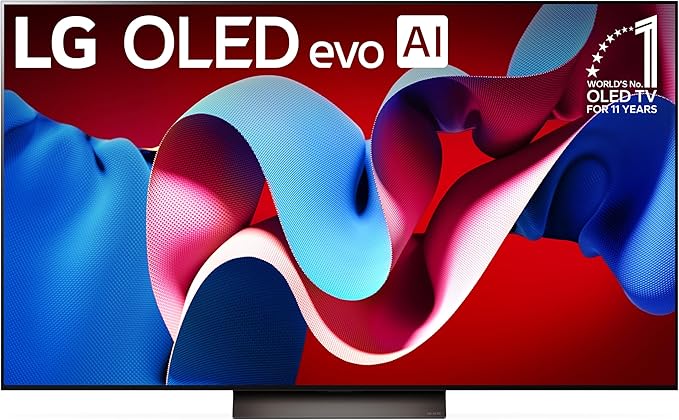 LG 65-Inch OLED evo C4 Series Smart TV (OLED65C4PUA, 2024)