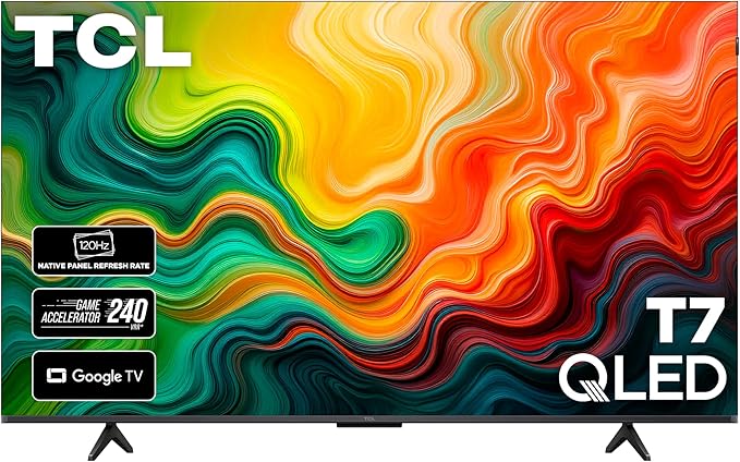 TCL 55-Inch T7 Series 4K QLED HDR Google TV (55T7, 2025)